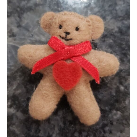 Vintage Christmas Brooch Pin Lot of 5 Santa, ear Tree, Dangeling Cow - Picture 9 of 15